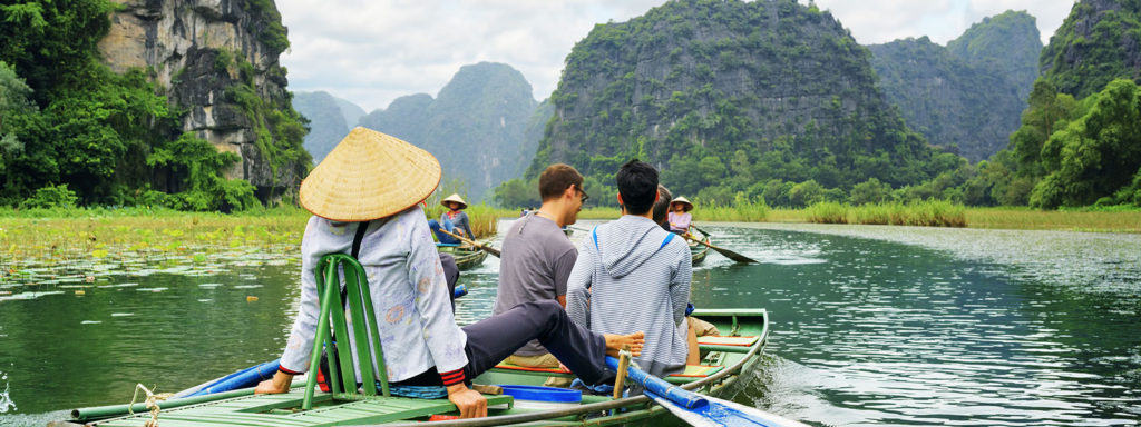 Tourists in Viet Nam