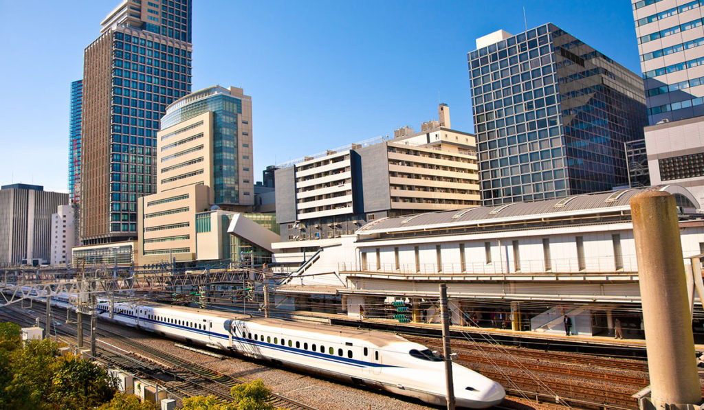 Urban Japan Bullet Train